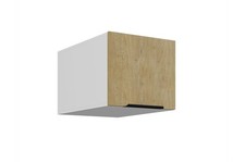 Aufsatzschrank Hochschrank 40 cm CREMONA Eiche Küchenzeile Küchenblock Küche 