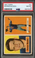 1957 Topps #31 George Blanda PSA 8 Bears HOF *ADTDS6549