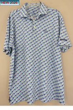 Men  s Rhoback Golf Performance Polo Shirts Lot of Six Sizes S  3XL