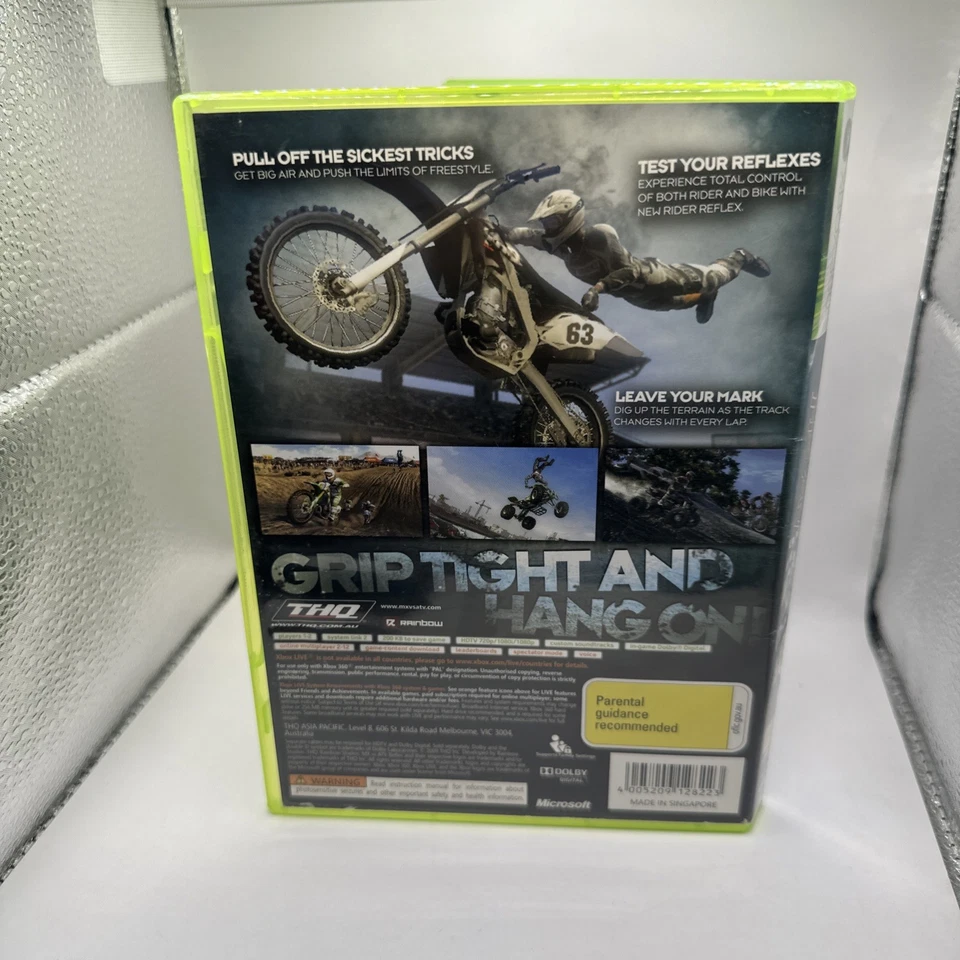 MX Vs ATV Reflex • Xbox 360 Game + Manual (2009) PAL AUS Complete THQ Motocross - Image 4 of 4