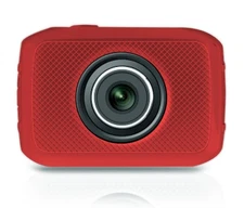 Pyle High-Definition Sport Action Camera with 720p Wide-Angle Camcorder (Red)