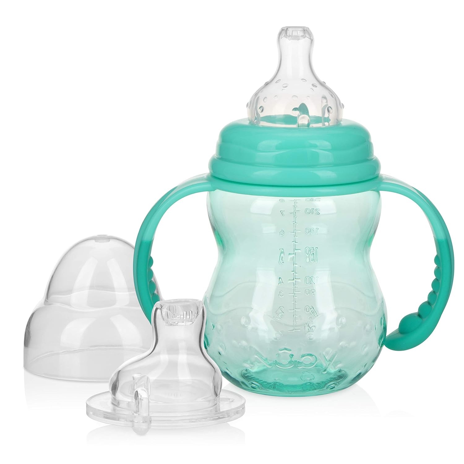  3 in 1 Baby Bottle to Training Sippy Cup - 8 Oz Toddler Cup