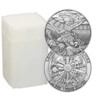 Roll of 20 - 1 Troy oz Spartacus Design .999 Fine Silver Round