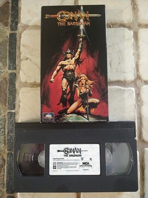 Conan The Barbarian VHS 1981  Arnold Schwarzenegger