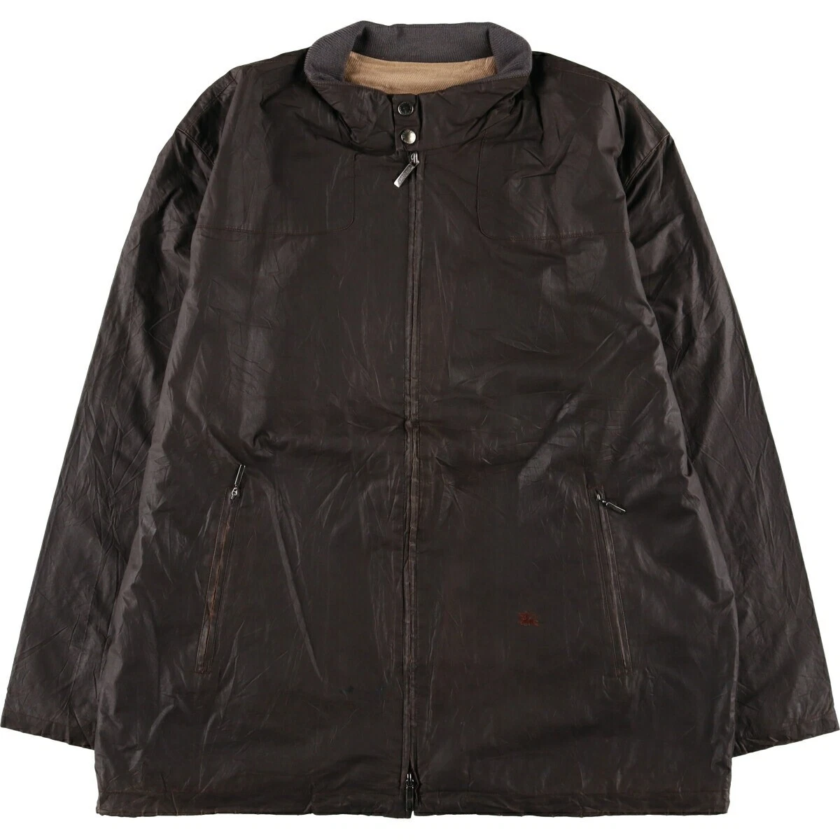 Giacca cotone BURBERRY LONDON made in Spain marrone taglia 5 doppia zip di JP