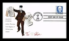 US COVER DR HARVEY CUSHING GREAT AMERICANS FDC PUGH HAND PAINTED CACHET