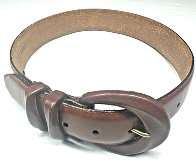 Brighton Wide Buckle Leather Belt Vintage Brighton Belt / Wide Leather With Silver Accents and  main image 2