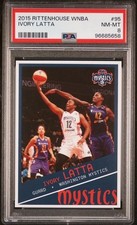 2015 Rittenhouse WNBA #95 Ivory Latta PSA 8 Washington Mystics