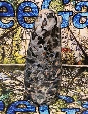 Moss Agate Free Form Crystal Rock Mineral 18.50oz Blue, Gray, Brown, Druzy 