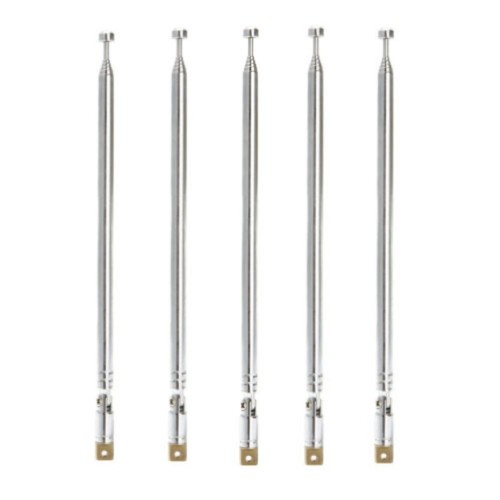 For Radio TV Telescopic Antenna Set with Adjustable Sections Pack of 5 - Afbeelding 3 van 8