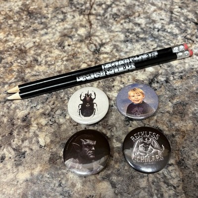 Reckless Scholars Pencils & Pins Lot