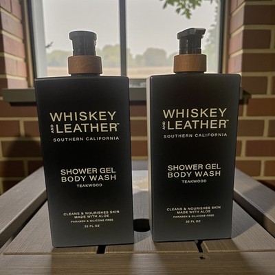Teakwood Body Wash 2 Pack 32 oz Each Woodsy Fresh Shower Gel