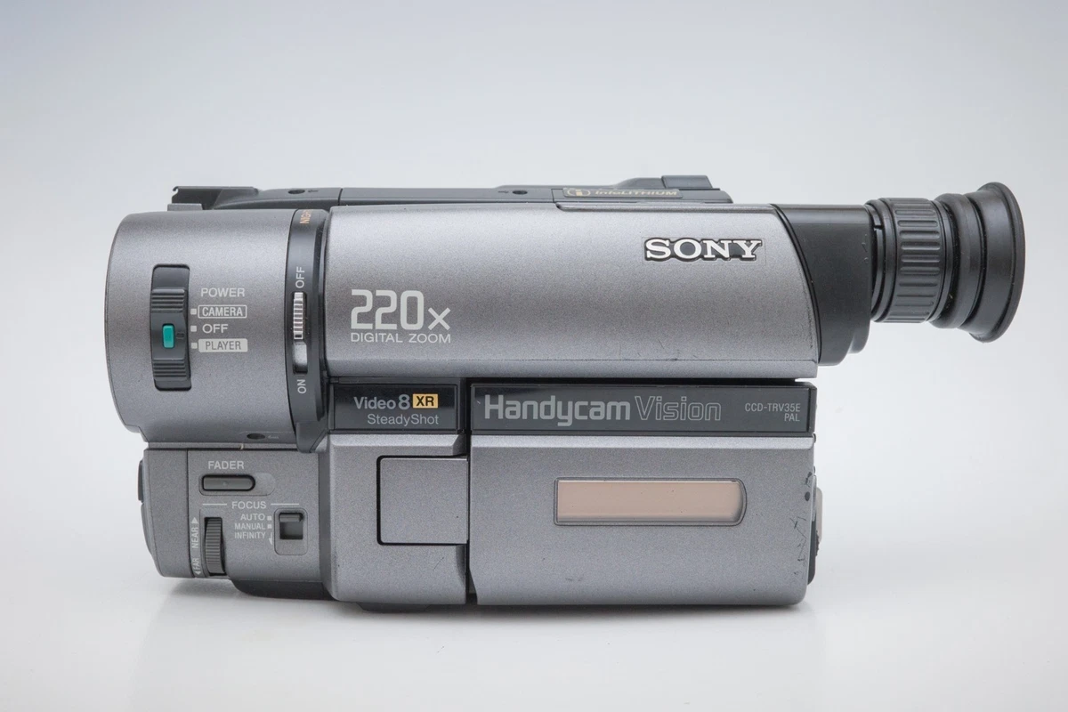 Videocámara Sony Handycam Vision CCD-TRV35E PAL 8mm Video8 XR VHS Cámara NightShot