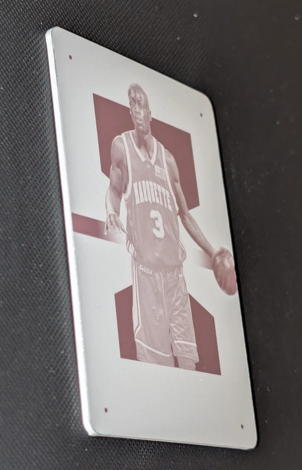 2016 Panini National Treasures Collegiate Dwayne Wade Impressão #1/1 Rara🔥 - Imagem 4 de 4