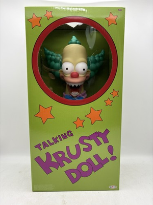 #ad #ad The Simpsons Good amp; Evil 16quot; Pull String Talking Krusty Clown Doll Jakks Pacific $36.95