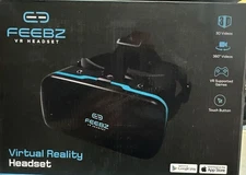 VR Headset Compatible with iPhone & Android 4.7” To 6.5” Built-in Action Button