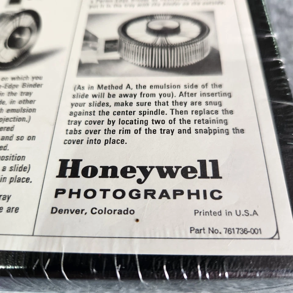 Honeywell Rondelle Slide Tray 100 Slides Catalog No. 668 Made In USA  - Image 4 of 4