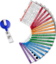 Intensive Care Nurse Essentials RN Badge Buddy Reference Cards Critical Care