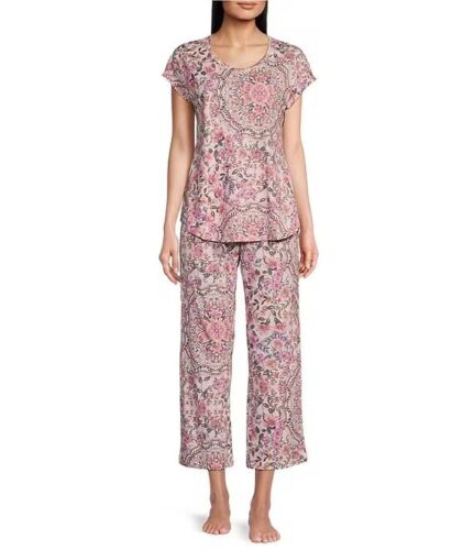 JOHNNY WAS Pajamas Set NWT The Bobbie Cropped Set The Aussie L