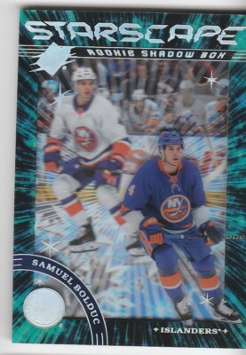 HOCKEY NHL 23/24 UD SPX SAMUEL BOLDUC ROOKIE SHADOW BOX NYI   #SS-44