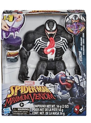 HASBRO SPIDERMAN MAXIMUM VENOM 32cm + 1 LILA SCHLEIMTOPF - NEU VERSIEGELT