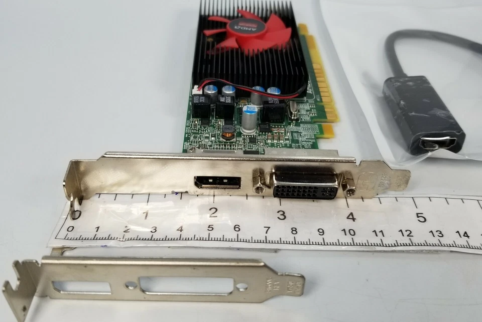 AMD 2GB R5 340X DVI DisplayPort HDMI Adapter Windows 10 Video Card GPU - Image 2 of 4