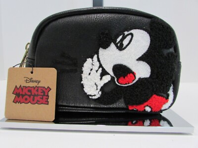 Disney Loungefly Mickey Mouse Clutch Cosmetic Bag Chenille