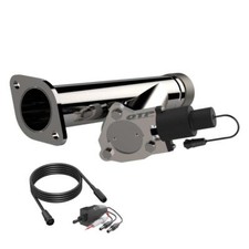 Qtp Aggressor Electric Cutout Mid Pipe For 2019-2024 Ram 1500 5.7l Rebel 5.7l