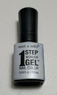 Wet n Wild 1 Step Wonder Gel Nail Polish Nail Color E7071 The Silver Screen NEW