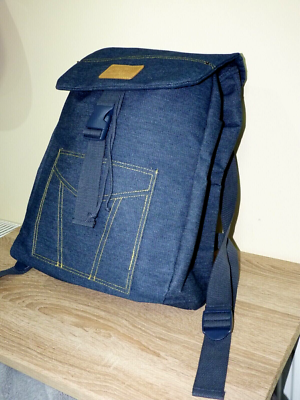 jean paul gaultier denim backpack | eBay