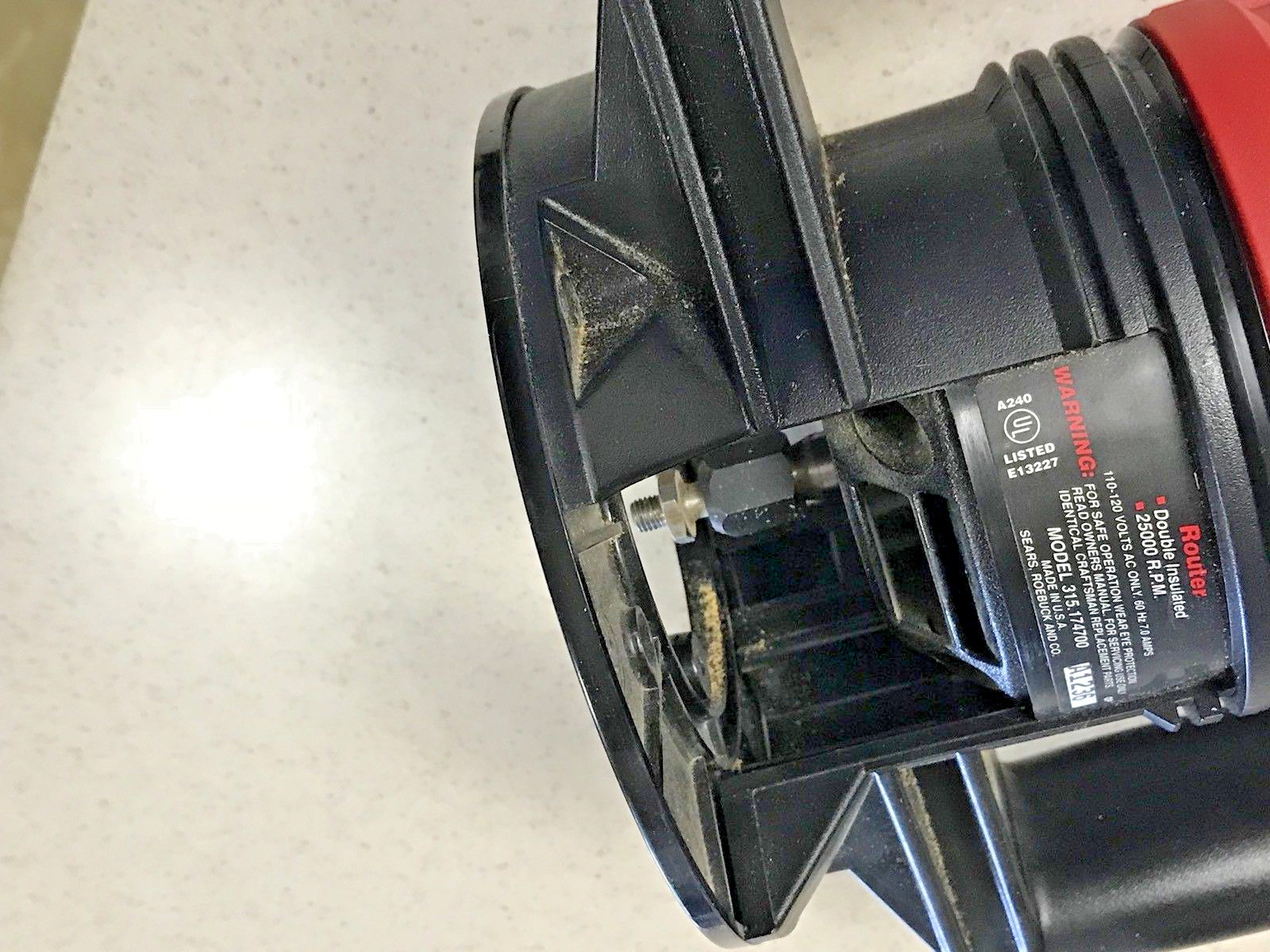 ... Array - sears craftsman 315 175000 1 1 4 hp 25000 rpm router 100 ball rh