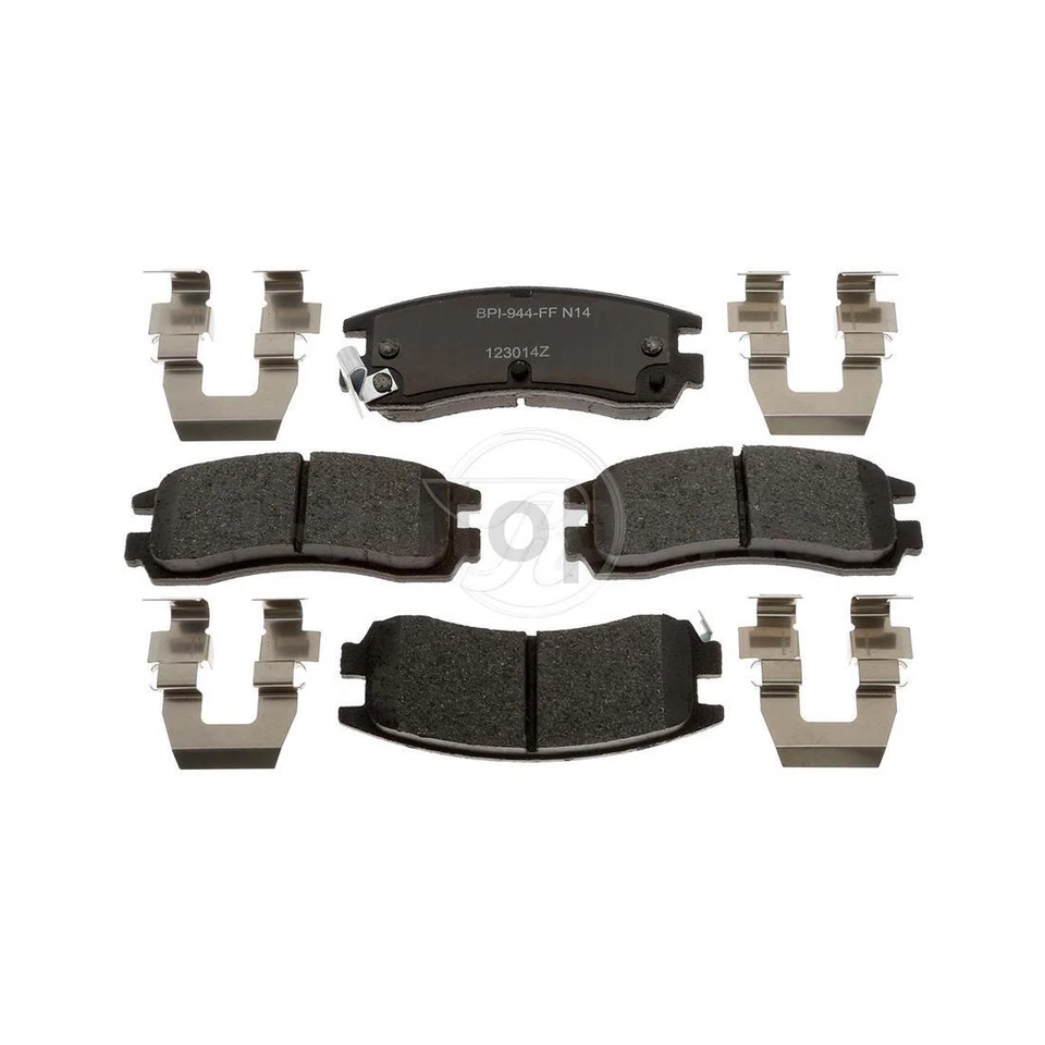 Rotores de freio a disco traseiros + pastilhas de freio de cerâmica compatíveis com Buick LeSabre 2000-2005 - Imagem 3 de 4