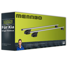 Menabo Omega Alu - Dachträger - Aluminium - für Kia Stinger Fließheck Typ CK NEU