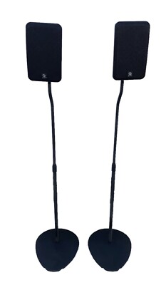 Boston MCS95 Speakers & Sanus Vupoint Stands  Lot 2 Left, Right Tested 45  ,