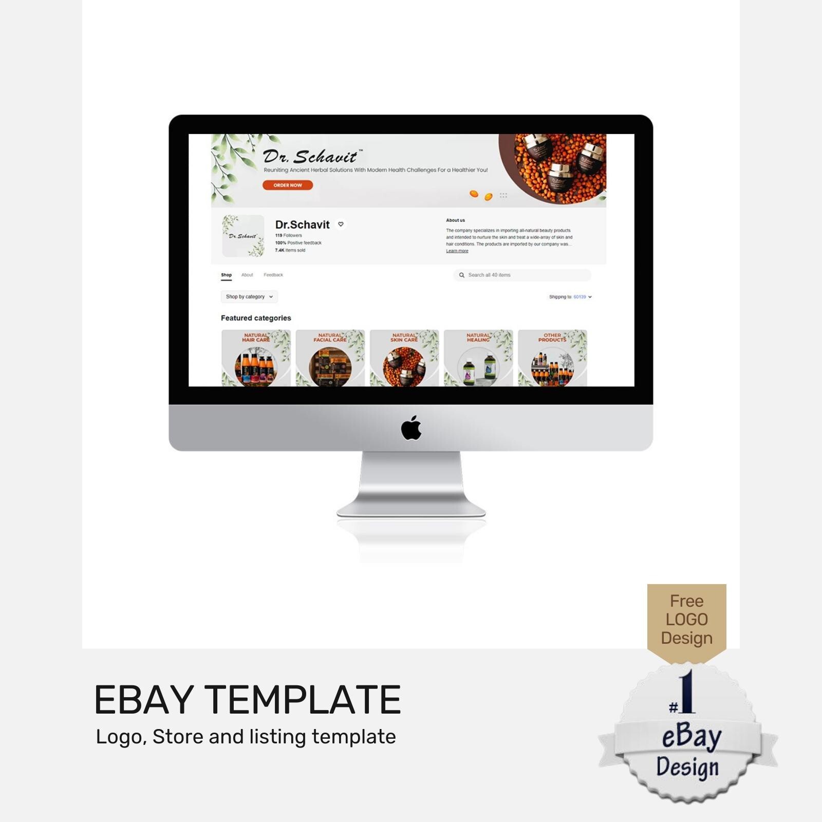 Ebay Template Responsive Listing Professional Auction Html Mobile LOGO ...