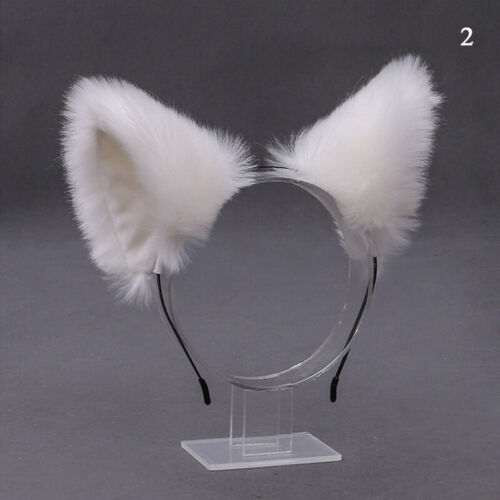 Diadema Orejas Largas de Piel de Zorro Gato Anime Neko Disfraz Juegos con disfraces Diadema Mujeres Niñas" - Imagen 39 de 52