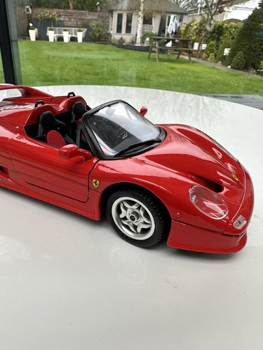 1995 Ferrari F50 red - Mira 1/18 Rare Die Cast Model italian sports car - Picture 6 of 18