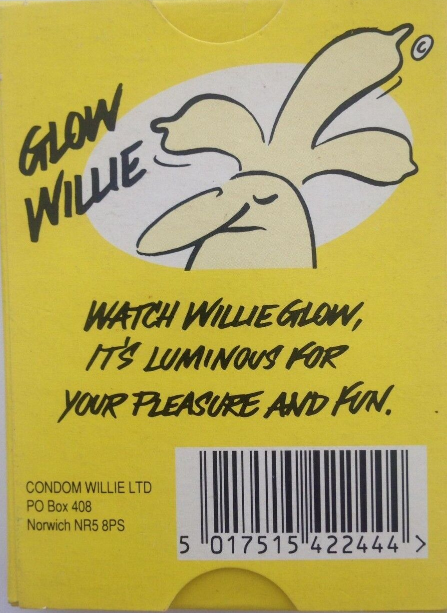 GLOW IN THE DARK CONDOM GREAT NOVELTY CHRISTMAS SECRET SANTA RUDE SEX