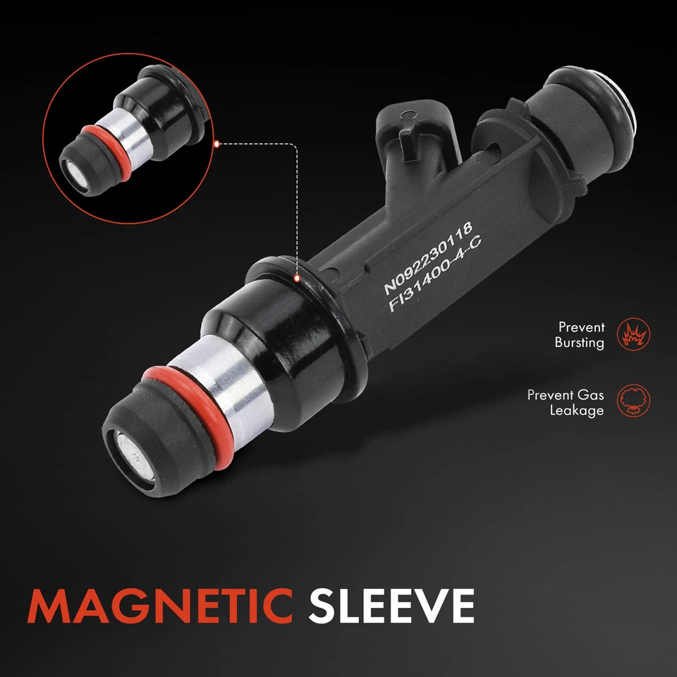 4x Kits de inyectores de combustible para Chevrolet Malibu 1999 Pontiac Grand Am 1999-2001 Olds Foto 3 de 4