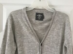  H  M  Ladies beige cardigan  medium jumper eBay