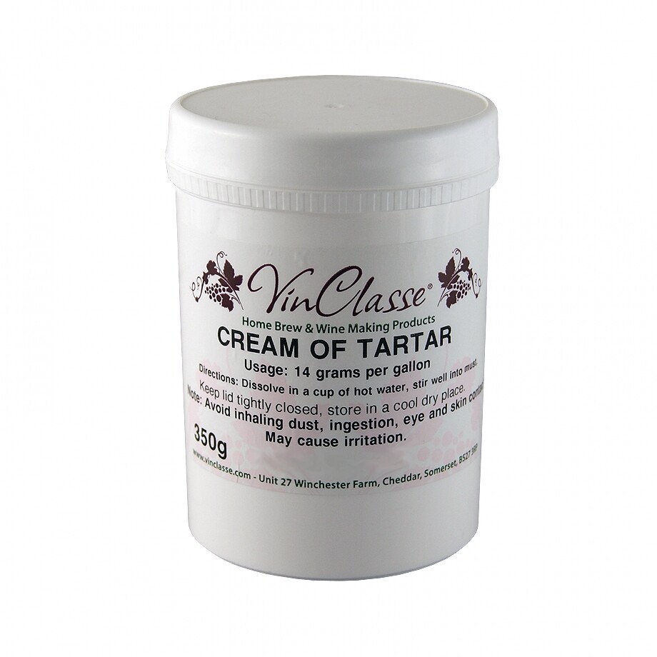 VinClasse Cream of Tartar - Winemaking, Baking - 350g