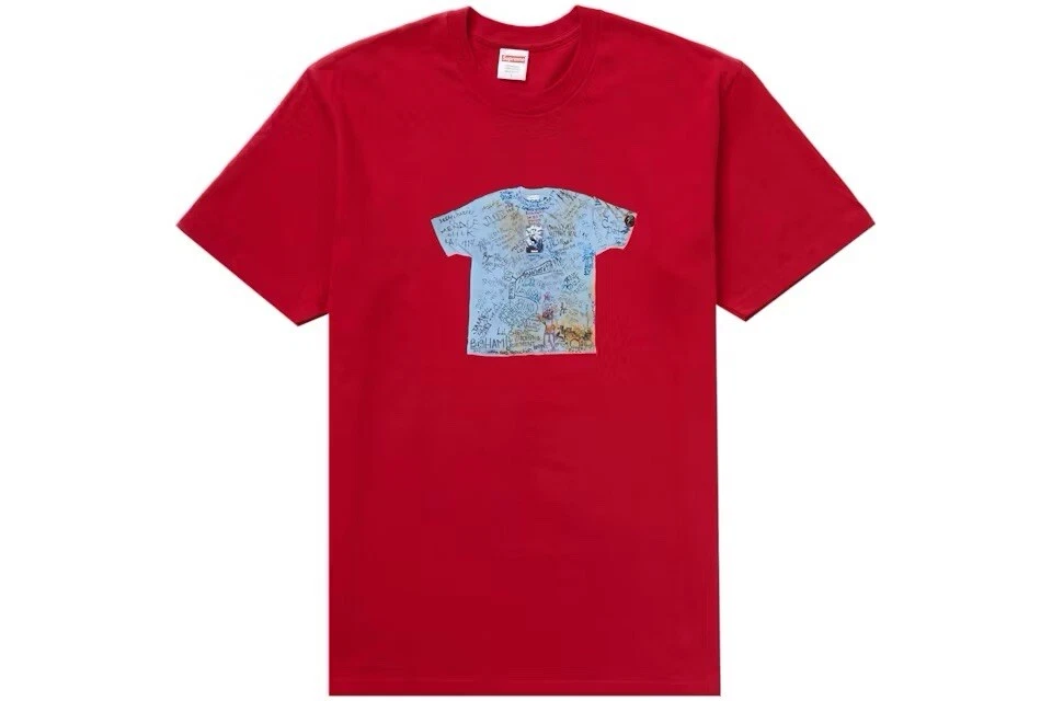 T shirt Supreme 30th Anniversary   Rouge   M