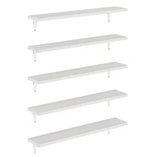 Arras 24" Bathroom Shelves Floating Shelves for Wall Storage Bookshelf Living...