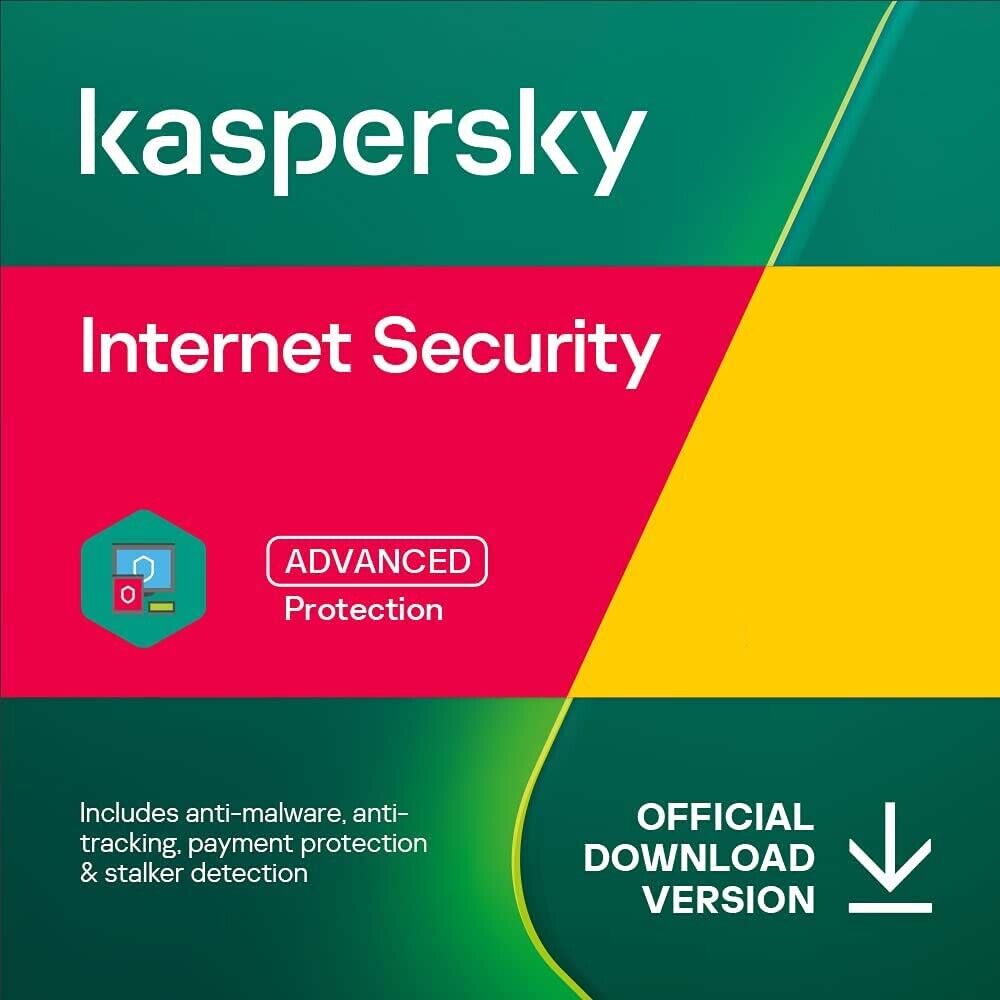 Kaspersky Internet Security 2022 EU [1, 2, 3, 5, 10 PC USER URZĄDZENIA PC]