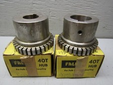 Falk 40T Hub Lot of 2 1" x 1/4KW  1-3/8" x 3/8" KW