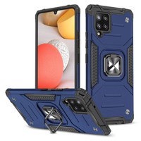 Wozinsky Ring Armor Hybrid HüLle Mit Magnet FüR Galaxy A42 5G Blau