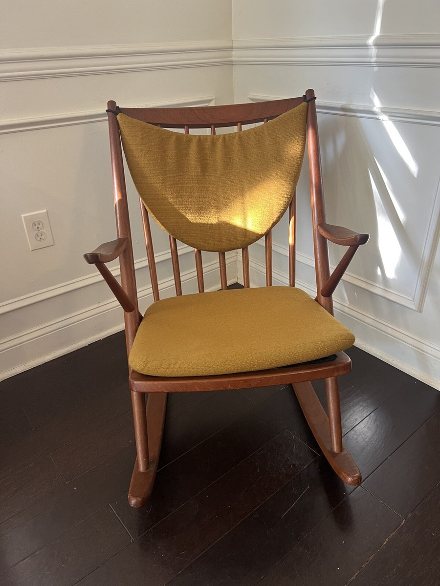 Bramin Møbler Frank Reenskaug Mid-Century Danish Rocking Chair