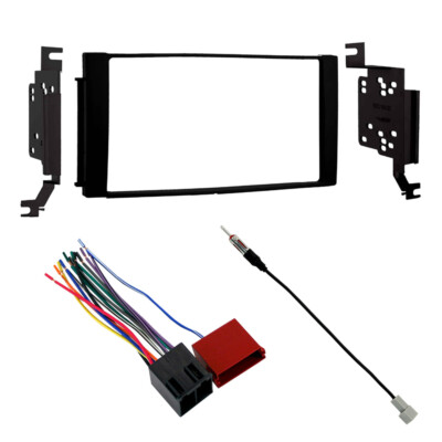 Car Stereo Double Din Radio Install Dash Kit & Wires for Santa Fe (NON NAVI)
