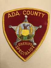 Ada County Idaho Sheriff Specialist Patch