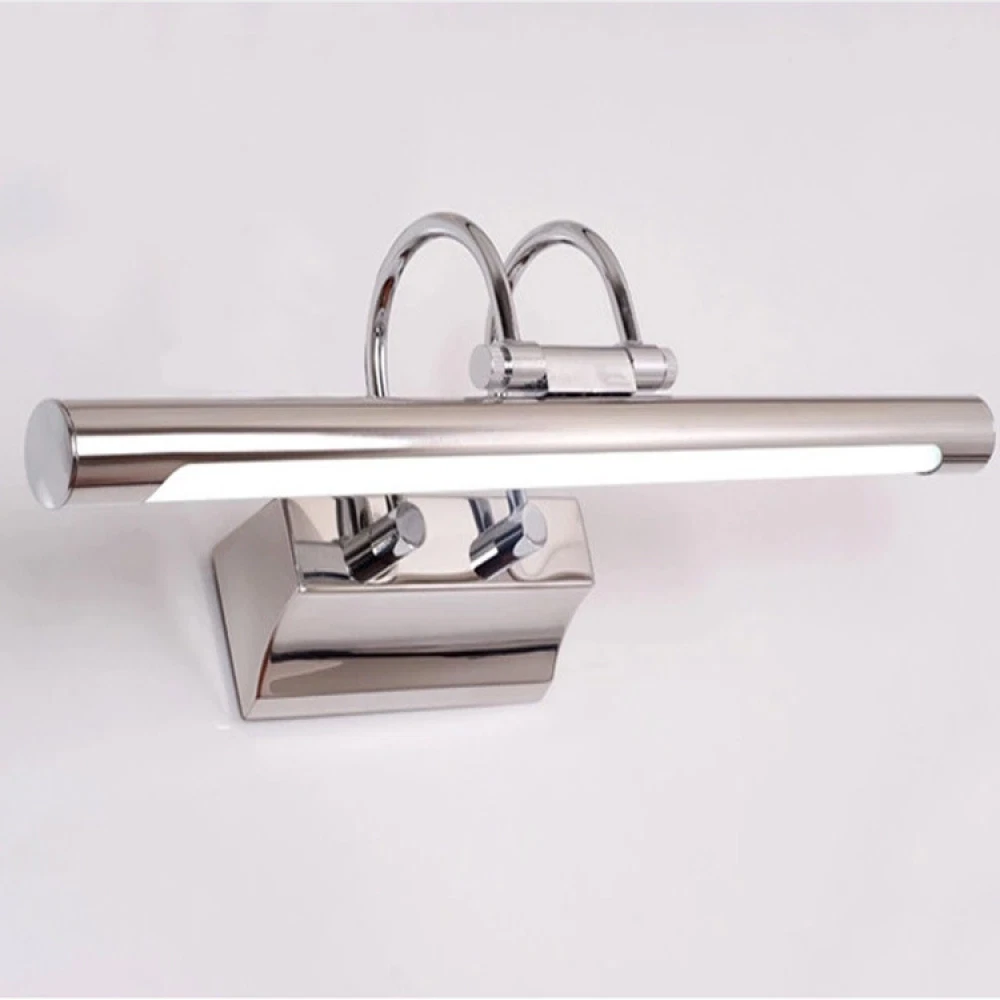Stainless 2024 vanity light